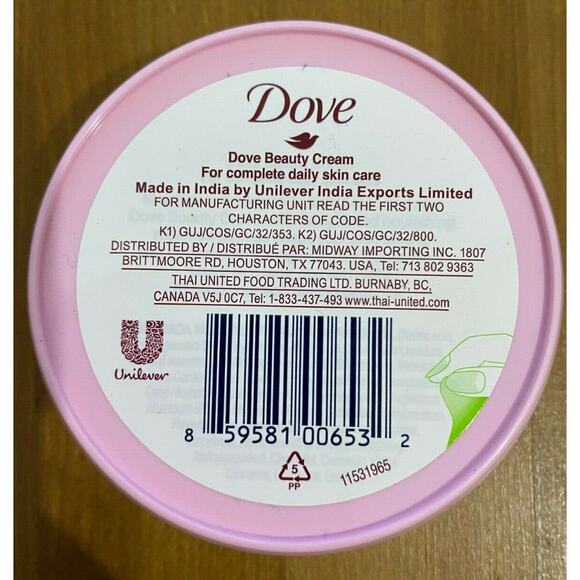 Dove Beauty Cream Creme de beaute NEW 3 tubs Lotion - Picture 4 of 7